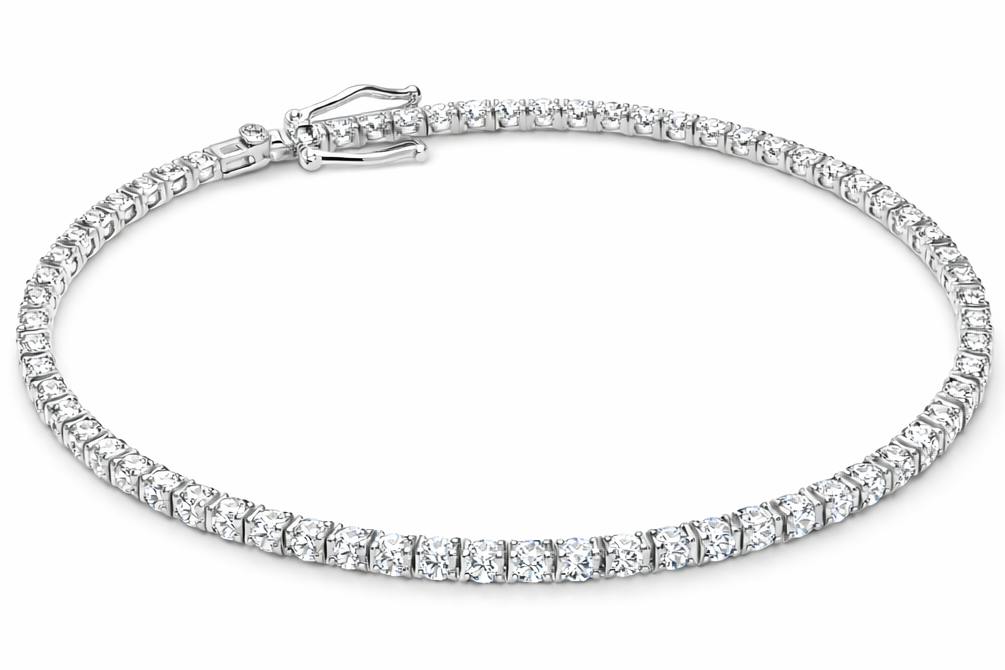 Sterling Silver Tennis Bracelet
