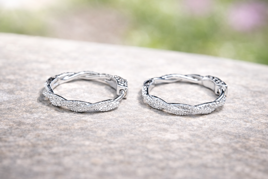 Sterling Silver Hoop Earrings