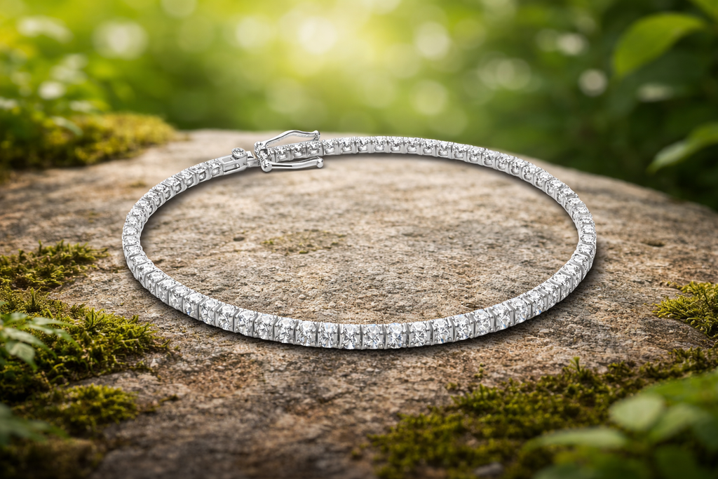 Sterling Silver Tennis Bracelet
