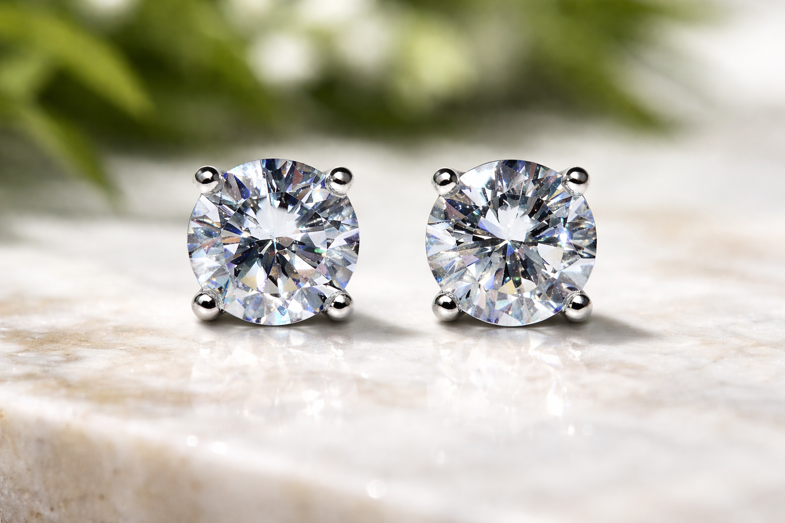 Sterling Silver 4mm Stud Earrings