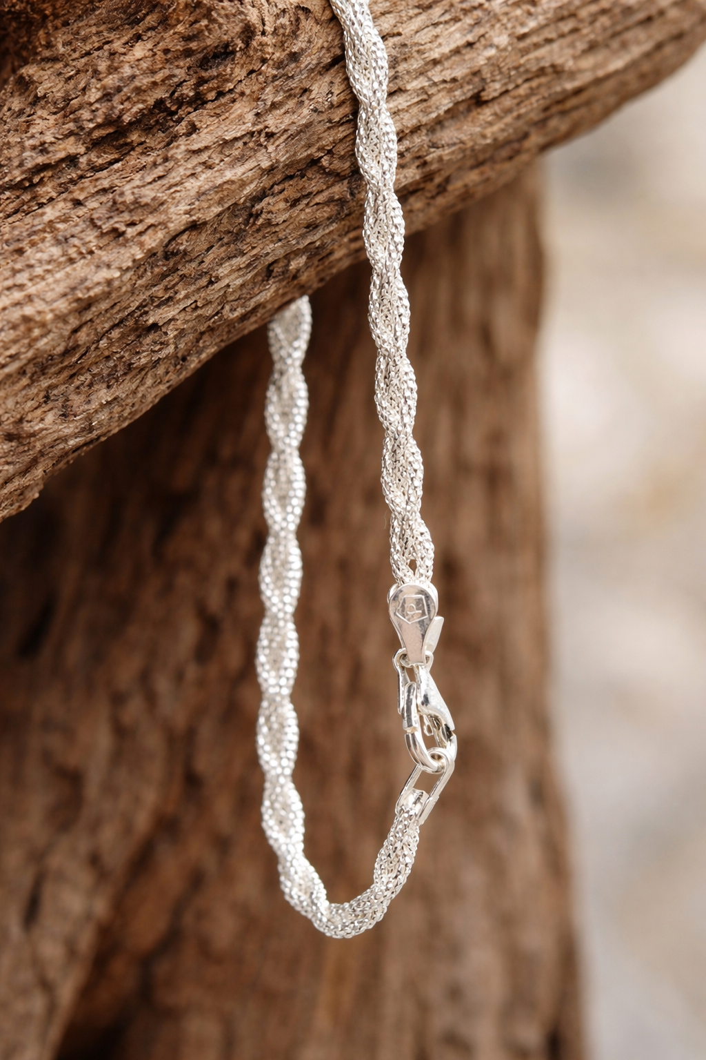Sterling Silver Twist Bracelet