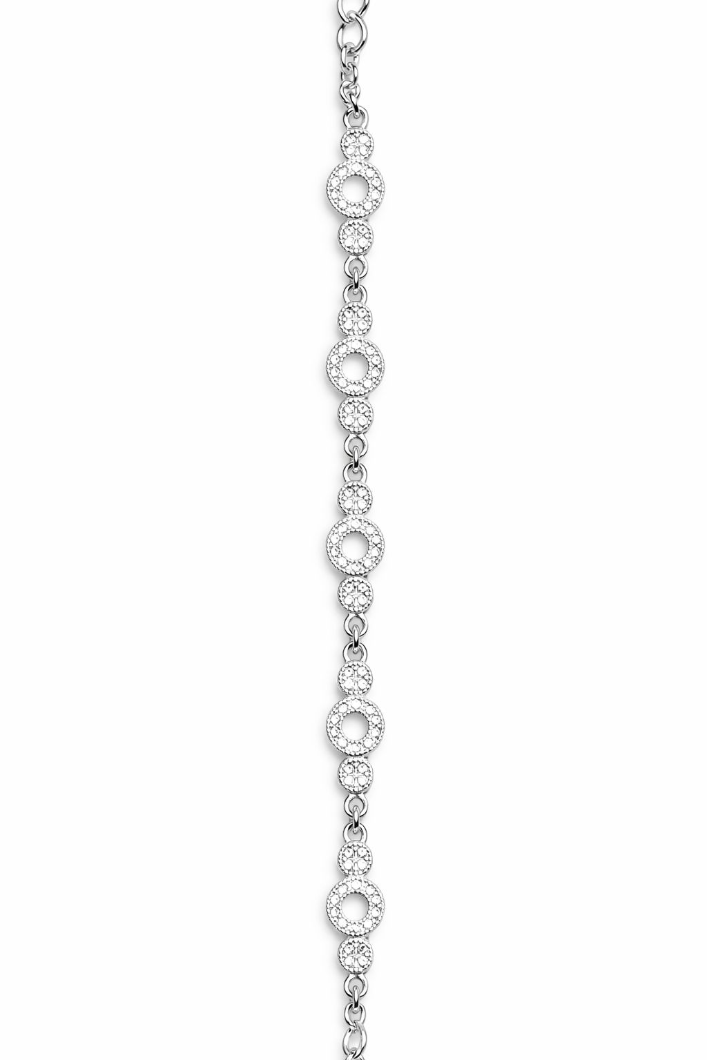 Sterling Silver Circle Link Bracelet