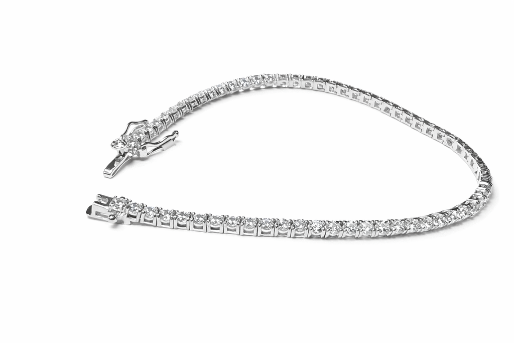 Sterling Silver Tennis Bracelet