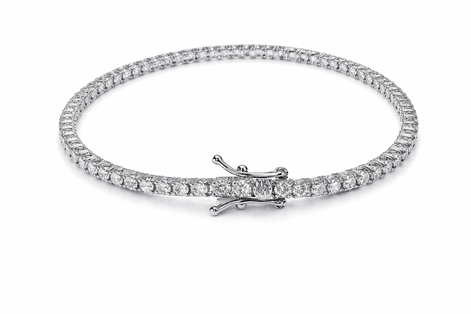 Sterling Silver Tennis Bracelet
