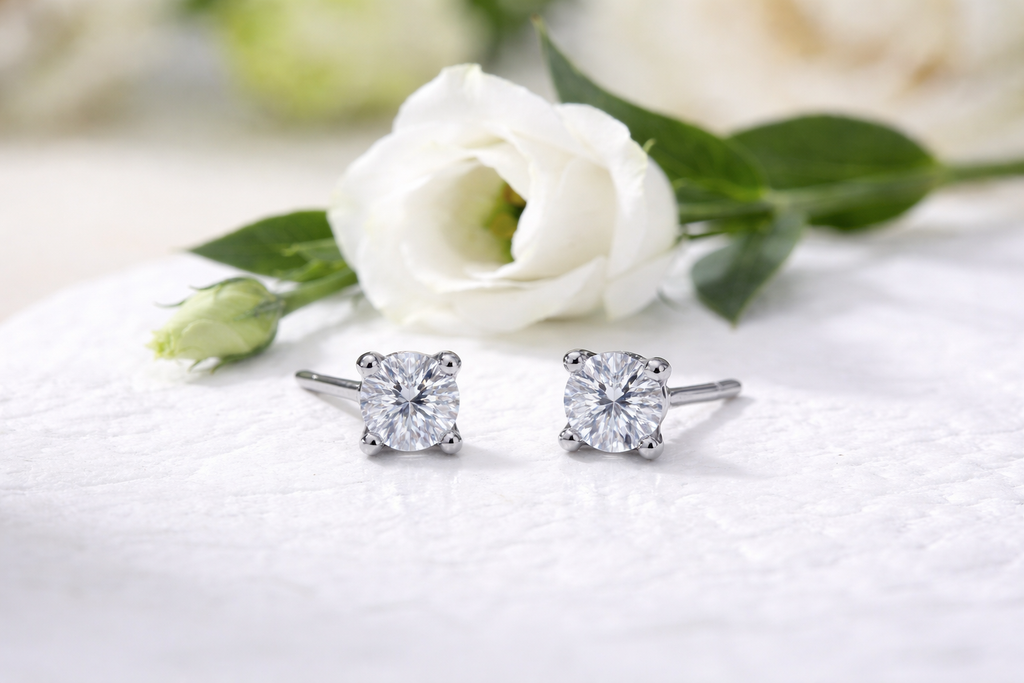 Sterling Silver 3mm Round Earrings