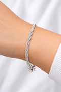 Sterling Silver Twist Bracelet