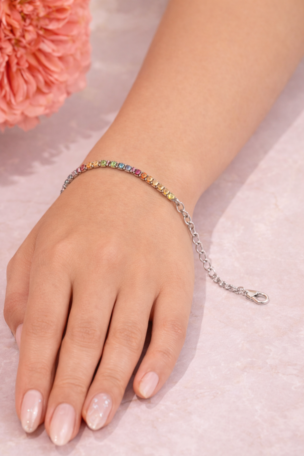 Sterling Silver Colour Bracelet