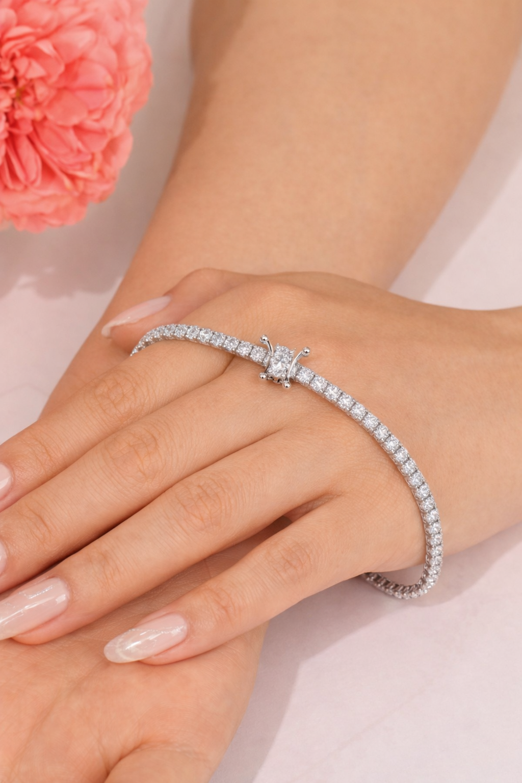 Sterling Silver Tennis Bracelet