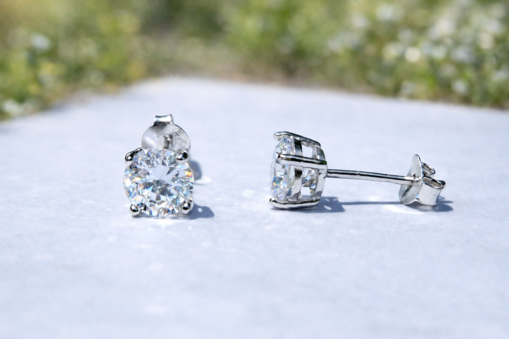 Sterling Silver 4mm Stud Earrings