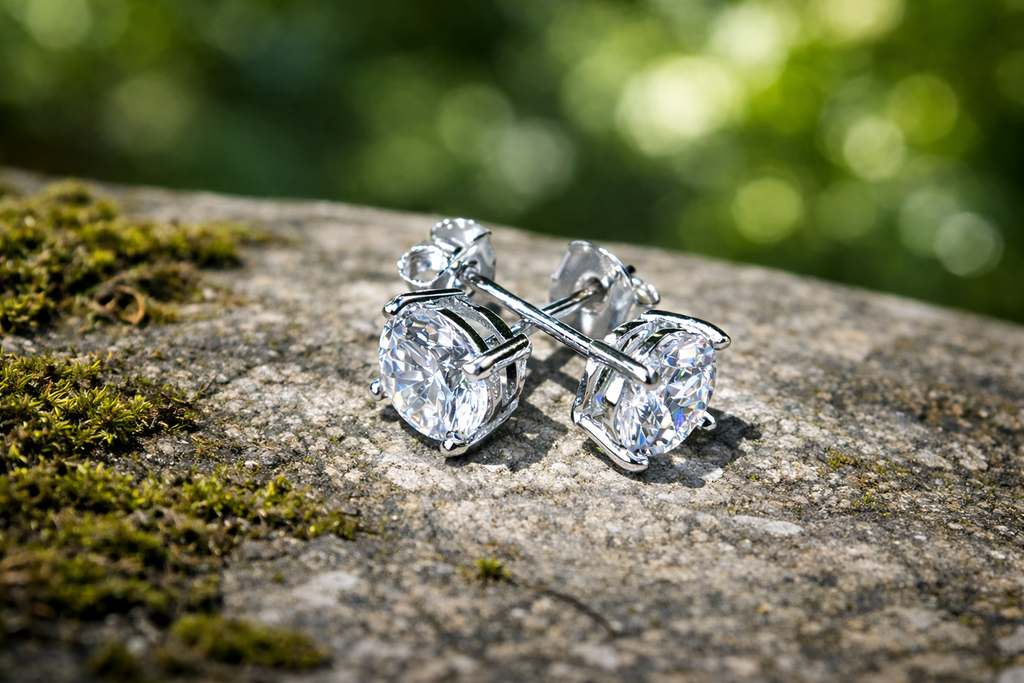 Sterling Silver 4mm Stud Earrings
