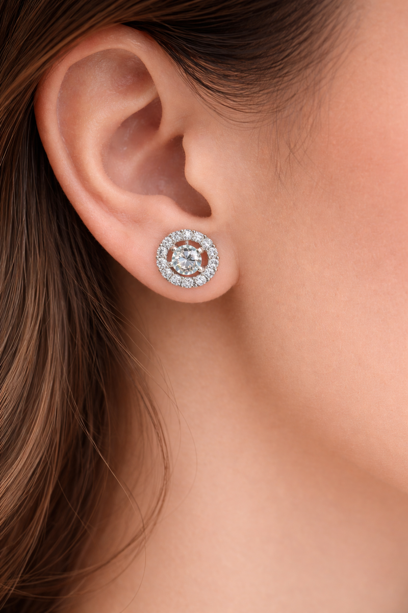 Sterling Silver 3mm Round Earrings